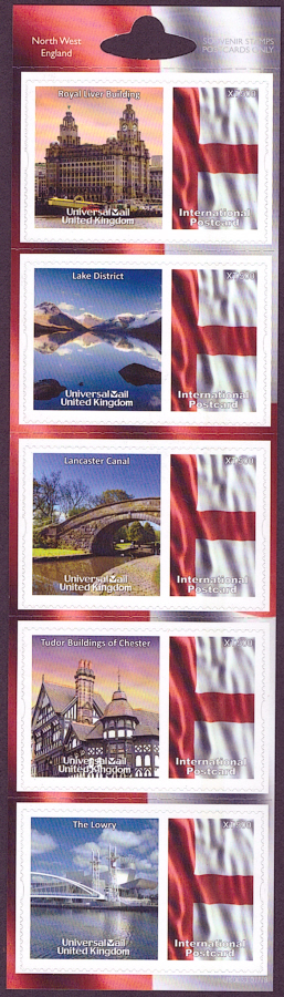 (image for) UK0053 North West England Universal Mail Stamps Dated: 01/18